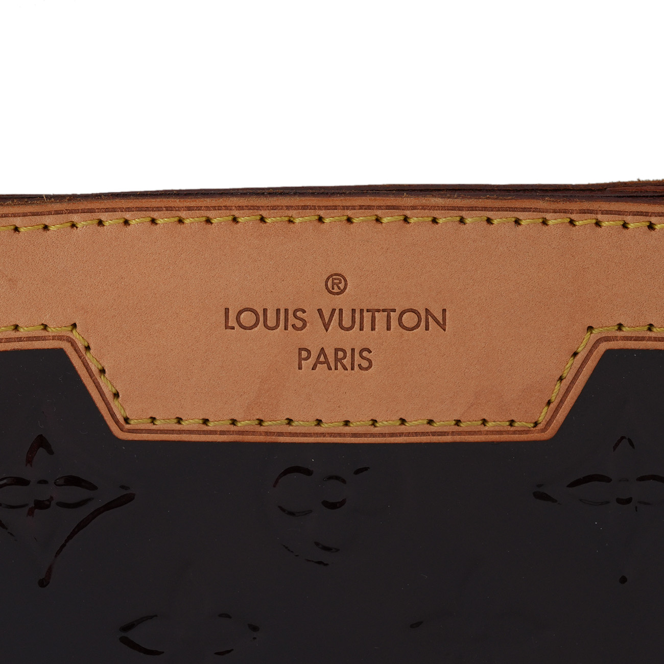 LOUIS VUITTON(USED)루이비통 M91616 모노그램 베르니 아마랑뜨 브레아 GM